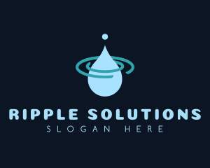 Ripple Water Drop logo design