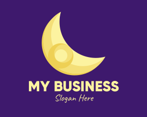 Bright Crescent Moon Logo