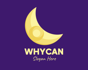 Bright Crescent Moon Logo