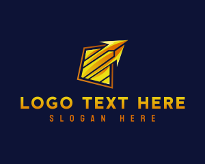 Logistics - Chart Arrow Company logo design