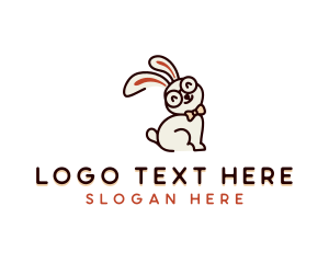 Eyeglasses - Bunny Rabbit Eyeglasses logo design