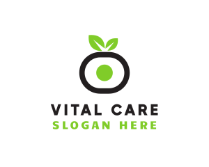 Vegan - Vegan Maki Leaf logo design