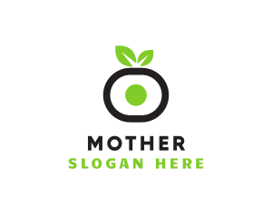 Food - Vegan Maki Leaf logo design