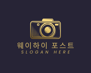 Camera Lens Photography logo design