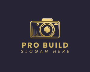 Camera Lens Photography logo design