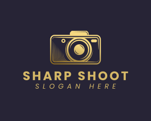 Shoot - Camera Lens Photography logo design