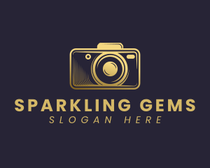 Camera Lens Photography logo design