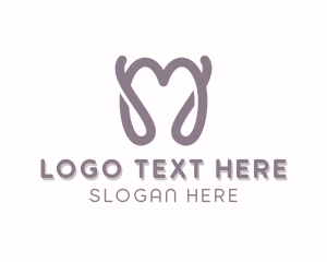 Hotellier - Creative Agency Letter M logo design