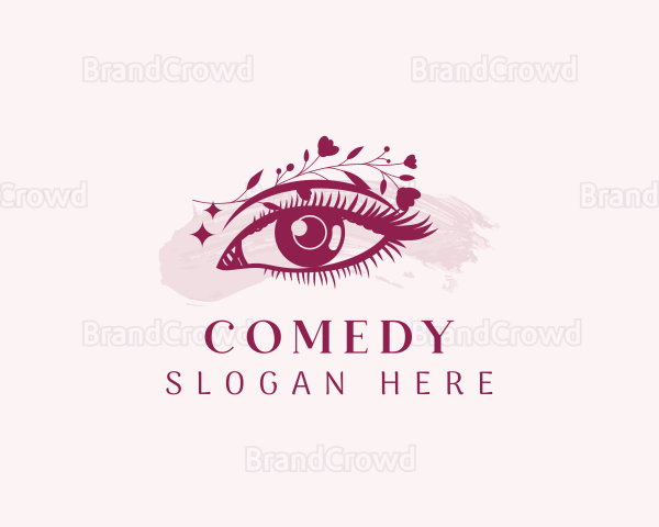 Eye Beauty Floral Logo