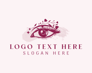 Eye Beauty Floral Logo