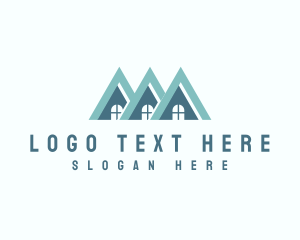 House And Lot - Home Real Estate logo design
