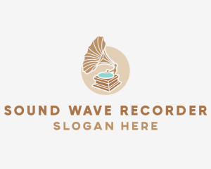 Recorder - Phonograph Music Studio logo design