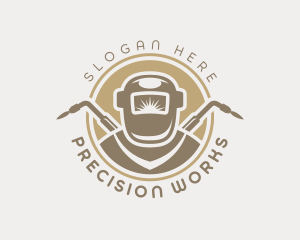 Steel Welder Machinist logo design