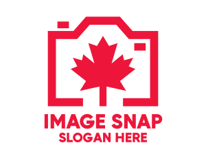 Capture - Maple Leaf Camera logo design