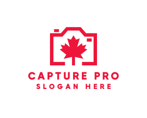 Maple Leaf Camera logo design