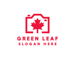 Maple Leaf Camera logo design