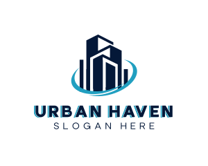 Urban City Tower logo design