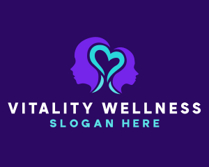 Mind Health Wellness logo design