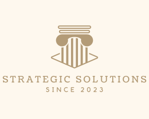 Consulting - Legal Consulting Column logo design