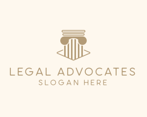 Legal Consulting Column logo design