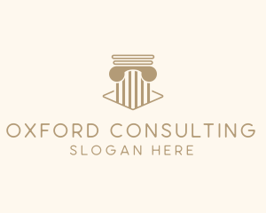 Legal Consulting Column logo design