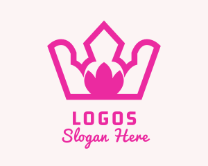 Pink Lotus Crown Logo