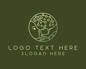 Massage - Green Nature Wellness logo design