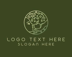 Therapy - Green Nature Wellness logo design