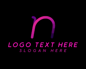 Ecommerce - Gradient Studio Letter N logo design