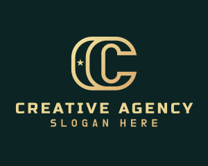 Agency - Golden Agency Letter C logo design