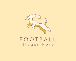 Dog Pet Ball Logo