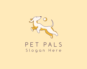 Dog Pet Ball logo design