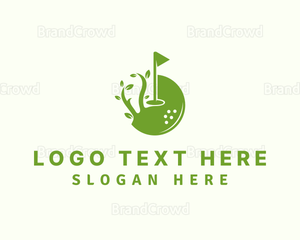 Sports Golf Course Logo
