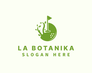 Sports Golf Course Logo