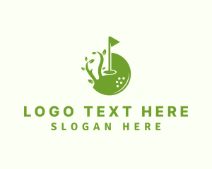 Golf Club - Sports Golf Course logo design