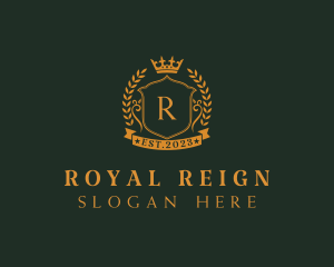 Royal Crown Shield logo design