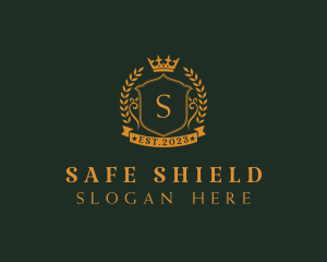 Royal Crown Shield logo design