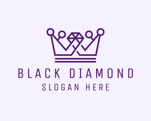 Diamond Tech Crown logo design