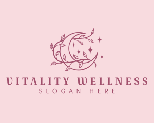 Moon Leaves Wellness logo design