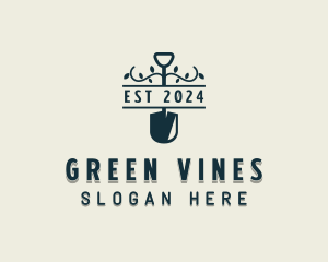 Vines - Vines Gardening Shovel logo design