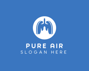 Oxygen - Medical  Respiratory Lungs logo design