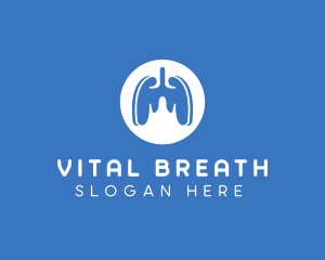 Lung - Medical  Respiratory Lungs logo design