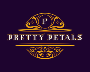 Premium Floral Ornament logo design