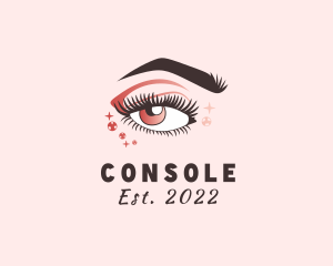 Female - Sparkling Woman Eyelashes logo design