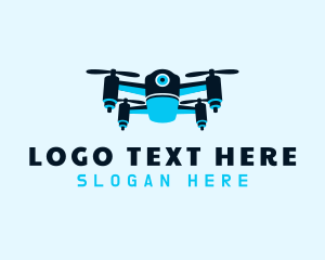 Videography - Blue Drone Surveillance logo design