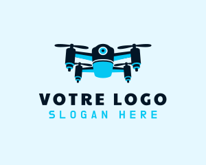 Blue Drone Surveillance Logo