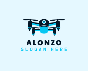 Blue Drone Surveillance logo design