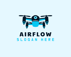 Blue Drone Surveillance logo design