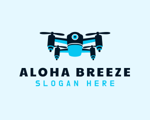 Blue Drone Surveillance logo design