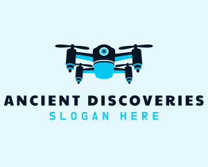 Blue Drone Surveillance logo design